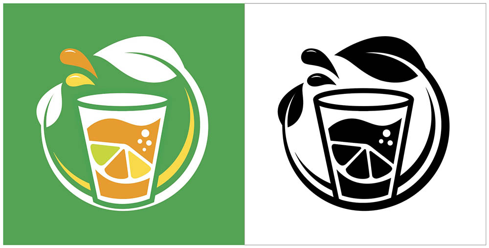 蔬果汁logo設計